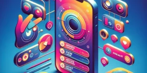 "Group of diverse friends engaging with Instagram Stories on their smartphones, illustrating the increasing popularity and user engagement of Instagram Story viewers."