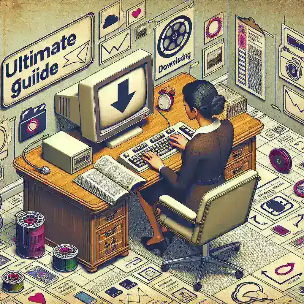 "User saving Instagram photos and videos using a downloader tool on a smartphone, showcasing the ease and efficiency of saving content from social media."